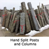Hand Split Posts and Columns