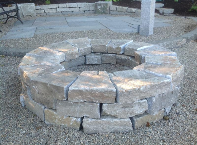 Granite Fire Tables Pits Olde, Recycled Granite Fire Pit
