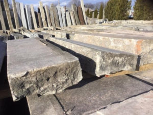 Gate Of Heaven School salvaged granite