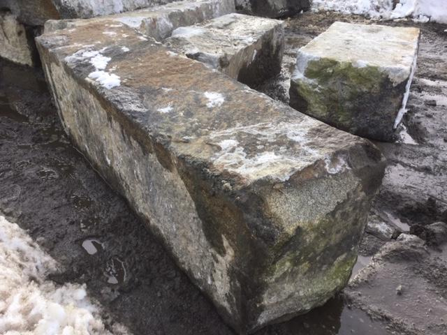 Beautiful Reclaimed Granite Railroad Trestle Blocks | Olde New England ...