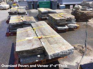 Oversized Pavers and Veneer 3" - 4" Thick